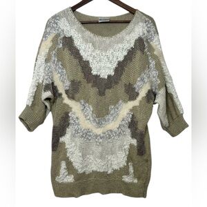 MADELEINE Germany Textured Multicolor Angora Wool Blend Jumper Sweater Sz 10/12